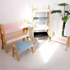 [JED] 정리함 화이트 트레이 보관함 1단 수납선반 트롤리 소