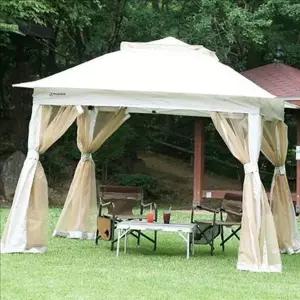 [셀러에이드]접이식 야외 천막 캠핑 캐노피 텐트 그늘막 자동 방수