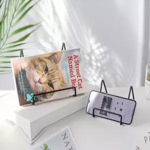 철제 블랙 진열랙 빅 접시 사진 그림 7054B 거치대 액 미니이젤 철제이젤