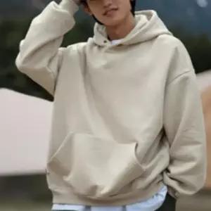 [옷자락]남녀공용 루즈핏 두꺼운 기본 무지 후드티셔츠