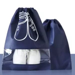 신발주머니 학교 실내화 신발보관 파우치 남색 1P 신발주머니 운동화주머니