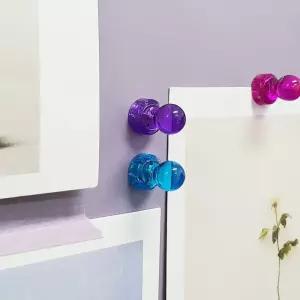 냉장고 자석 대문 문구 공지부착 작은 마그네틱 5개