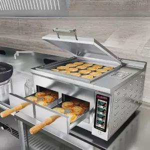 자동호떡기계 업소용 반죽 분할기 만두 기계 철판 찐빵 도우