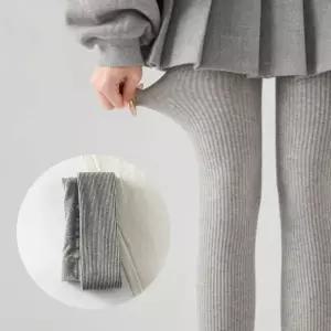 고탄력 넉넉한 니트 스타킹 롱 팬티 니삭스 빅사이즈