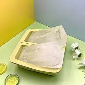 실리콘 대형 얼음틀 6구 큰얼음틀 텀블러 사각 칵테일