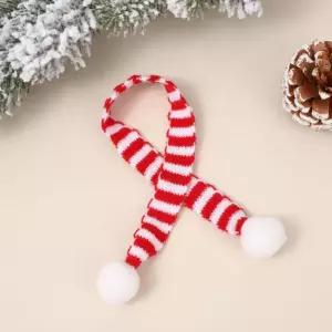 크리스마스 소품 미니어처 꾸미기 하얀빨강모자 1P