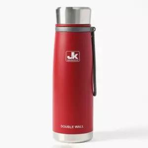 스테인리스 차망 보온병 레드 스트랩 캠핑 차단 휴대용 1L