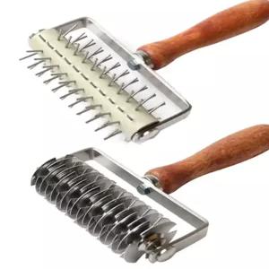 베이킹 반죽 제빵칼 다이아몬드 격자 커터 롤러 파이 반죽칼 도구 주방 절단기 스텐