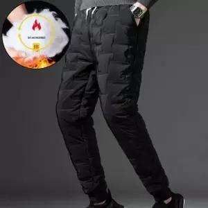 작업복 TC 고주파 압열 누빔 패딩 방풍바지 패딩바지남성