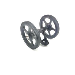 Litepro 자전거 더블 롤러 뒷 바퀴 Brompton 펜더 휠 교체 60mm 머드 가드 Easy Double Wheel