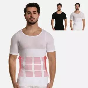 민소매 나시 남자 뱃살 복부 가슴 똥배 보정속옷 상체 날씬한핏 가슴 속옷 상의 보정 남자 반팔 똥배