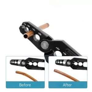 6-in-1 에어컨 동관 라운딩 플라이어, 복원 도구, 직경 1/4