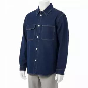구찌 25FW 릴랙스 핏 데님 셔츠 자켓 셔츠형 청자켓 820358 XDDBG 4759