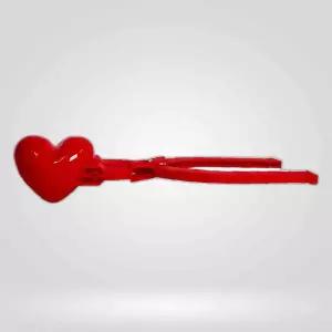 샤론 스노우볼메이커 눈집게 하트 오리 눈 스노우볼