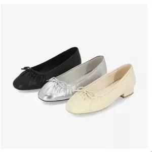 [엘칸토]여성 양가죽 리본 플랫슈즈 2CM WD73U613_SC