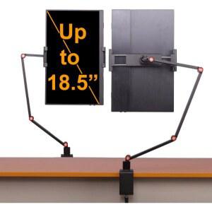 휴대용 모니터 스탠드 태블릿 홀더 팔과 15 6인치 FL15C 데스크 3단 슈퍼 마운트 클램프 18 5인치 와이드