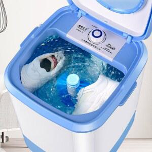 작은 소형 미니 세탁기 신발 속옷 통돌이 소량 운동화 탈수기 6 5kg