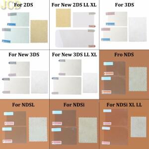 NDS DSi XL LL Lite 용 JCD 투명 보호 필름 상단 + 하단 LCD 화면 New