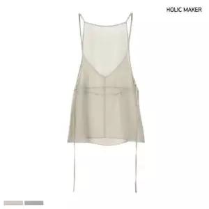 홀릭메이커 레이어드 시스루 원피스 뷔스티에 HFER001