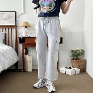 여자 리챈스307 면팬츠 카고바지 일자바지 츄리닝팬츠