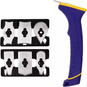 마누포레 소프트 그립 컨투어 페인트 스크레이퍼 바니시 퍼티 콜크 또는 녹 제거용 다양한 스테인리스 스틸