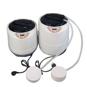 족욕 훈증기 가정용 발난로 듀얼 노즐/전압 마사지 건식 수족냉증 대용량 220V 6리터