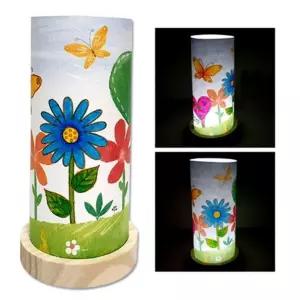 만들기대장 원목조명등 봄꽃 만들기 원목 봄 조명등 생활도구