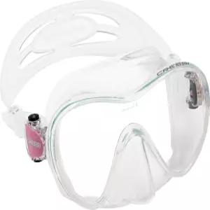 크레시 F1 프레임리스 스노클링 마스크 - 강화 유리 렌즈 쉽게 청소할 수 있는 소량 접이식 평평하고 조절