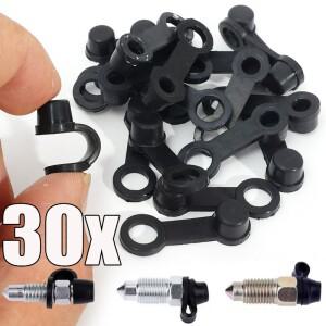 바이크 오토바이 더스트 캡 브레이크 블리드 니플 커버 스크류 캘리퍼스 고무 액세서리