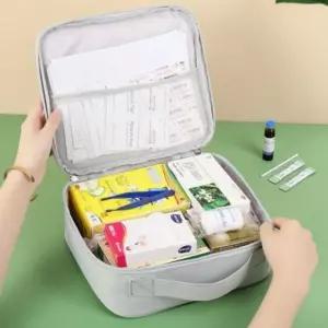 마스크 어린이집 휴대용 파우치 체온계 유치원 구급