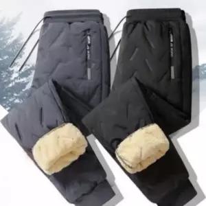 융털 남녀공용 일자 바지 겨울 조거 팬츠 패딩 기모
