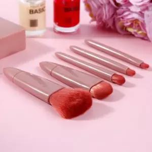 EA 휴대용 미니 메이크업 브러쉬 세트 5종 브러쉬케이스