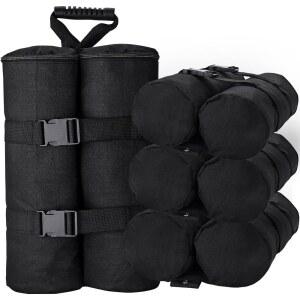 플러스 사이즈 캐노피 웨이트 백(240파운드) 4종 세트, 헤비 듀티 레그 가제보 대형 샌드백 팝업 텐트, 즉석 야외 일광 쉼터, 파티오 우산