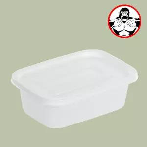 죽 포장 불투명 300개 1000ml 사각밀폐용기 죽용기 대 배달 도시락