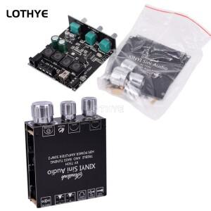 블루투스 5.0 서브우퍼 앰프 보드 2.0 채널 고출력 오디오 스테레오 AUX USB 베이스 T50H TPA3116D2 2x50W