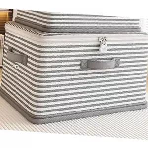 깔끔한 컴팩트 잠금장치 다용도 리빙 수납 박스 접이식 2XL 1P 오픈 옷정리