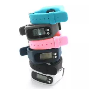 LED 패션 손목시계 만보기 팔찌 실리콘 스포츠 운동시계 컬러