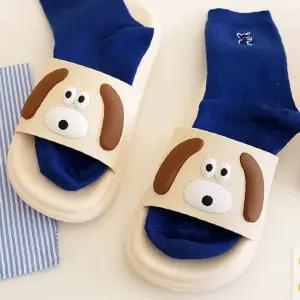 소프트 PVC 한정 캐릭터 얼굴 버피 1P 쿠션 실내화