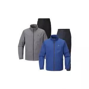 커터앤벅 남성 골프 라인포인트 비옷 상/하의 세트 - CBM3ARW303