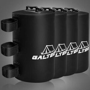 GALTEED 캐노피 워터 웨이트 백, 88파운드 텐트 세트 팝업 캐노피, 텐트, 가제보, 블랙용 다리 4종