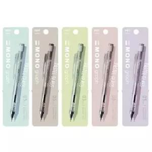고급샤프 톰보 파스텔 글라스 샤프 일본 문구 필기구 0.5mm 2P