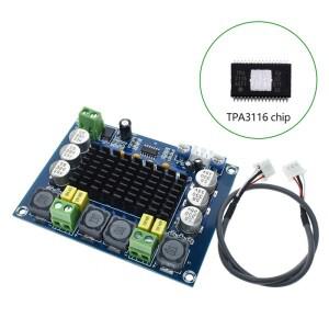 TPA3116  칩 듀얼 채널 고전력 디지털 오디오 증폭기 보드 120W x 2 모듈 DC12-26V M543