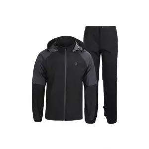 선덜랜드 남성 컬러믹스 골프 레인웨어/비옷 상/하의세트 - 16251RW05