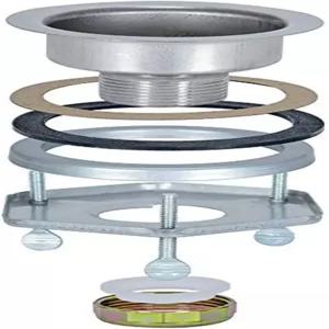 플랜지와 다이캐스트 슬립 조인트 너트가 있는 이지플로 주방 싱크대 스트레이너 3-1/2인치에서 4인치