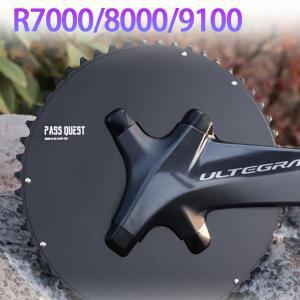 PASS QUEST 110 shimano ultegra r8000 105 dura ace R9100 110bcd 4 볼트 이중 플레이트 도로 자전거 체인