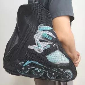 인라인 롤러 스케이트 신발 보관 휴대 이동 수납 가방 어깨 메쉬 통풍 스포츠 용품