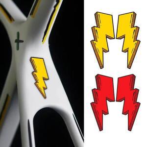 1pcs 번개 스티커 자전거 프레임 산악 및 오토바이 헬멧에 대 한 개인