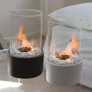 캠핑 에탄올 램프 화목 난로 화이트 AZW496