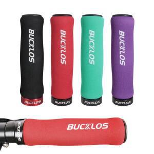 BUCKLOS MTB 그립 스폰지 자전거 핸들 바 커버 부드러운 충격 흡수 잠금 장치 커프스 주먹 액세서리