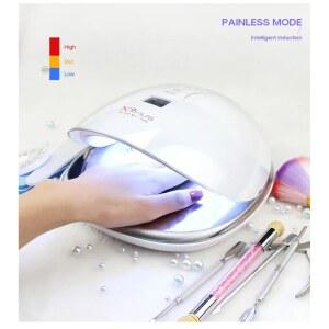 네일 매니 드라이어 무선 건조기 라이트 경화 램프 도구 아트 48w 충전식 젤 X9Plus